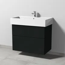 Sanipa Waschtischunterschrank 2 Auszüge 75 x 59,1 x 44,7 cm Vulkan