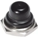 APEM N36216005 N36216005 Dichtkappe Vernickelt, Schwarz 1St.