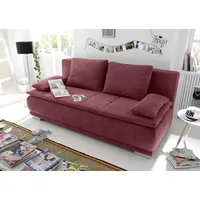 Stella Trading LUIGI Schlafsofa 211x103 cm Rot Berry -