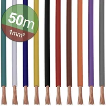 Quadrios 22CW006 Litzensortiment 1 x 1.0 mm2 Weiß, Blau, Braun, Orange, Grün, Gelb, Grau, Violett, Schwarz, Rot 1 Set