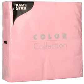 Papstar Servietten, 1-lagig 1/4-Falz 33 cm x 33 cm rosa