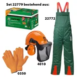 CRAFTLAND Forstschutzset kwf geprüft, Latzhose Gr.56,