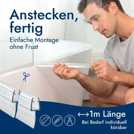 Bagnoxx Duschdichtung Schleiflippendichtung 100 cm