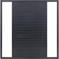 Andrewex Sichtschutzzaun Element Duo Anthrazit 180 cm x 180 cm