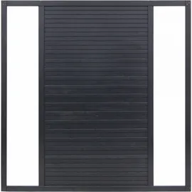 Andrewex Sichtschutzzaun Element Duo Anthrazit 180 cm x 180 cm