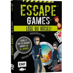 EDITION MICHAEL FISCHER 978-3-96093-618-3 Escape Games – Löse die Rätsel! – Level 2