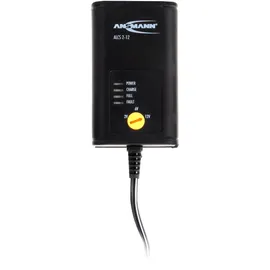 Ansmann Ladegerät für 2V, 6V und 12V Blei-Säure-, Blei-Gel- und Blei-Vlies-Akkus ab 1,2Ah