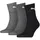 Puma Short Crew 3er Pack anthracite / grey 35-38