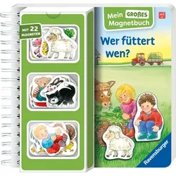 Ravensburger Mein großes Magnetbuch: Wer füttert wen?