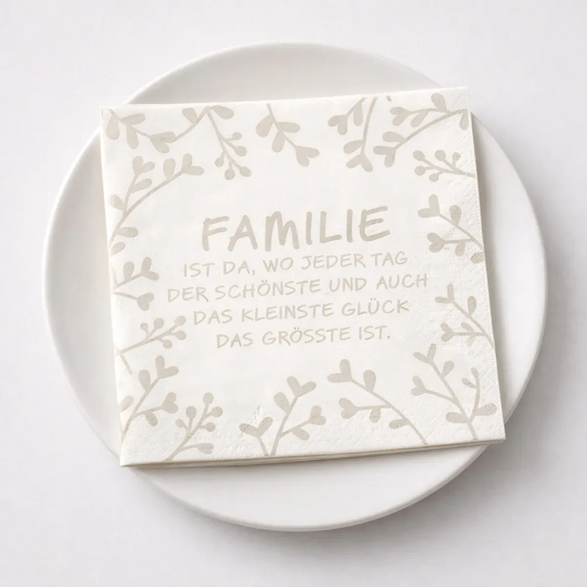 Serviette Familie