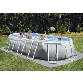 Intex Prism Frame Oval Pool Set 503 x 274 x 122 cm inkl. Filterpumpe 26796