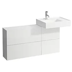 LAUFEN Kartell Waschtischunterschrank 120x61x27cm 4082920336401, Ausschnitt rechts, weiß matt