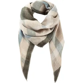 bonprix Dreieckstuch BONPRIX, Damen, beige (beige, hellblau, dunkelgrau kariert), Obermaterial: 100% Polyacryl, Modetücher, weiches Material, modernes Karomuster, lockere Passform