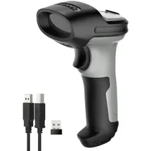 Inateck BCST-72 (1D-Barcodes, 2D-Barcodes), Barcode Scanner Schwarz, Grau