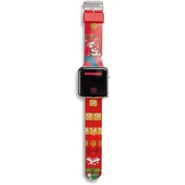 Kids Licensing Super Mario LED-Uhr 0 mm Gehäuse rot Silikonarmband rot