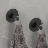 Schöner Wohnen Wandhaken Duo Meleto Schwarz