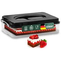 Novaliv Kuchen-Transportbox 40 x 30 cm 1-tlg. transparent