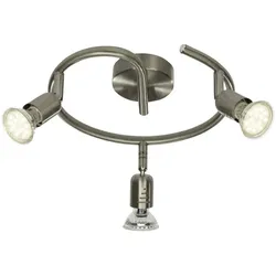 BRILLIANT Spotrohr »Loona «, Metall, silberfarben, LED, GU10