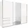 WIMEX Schwebetürenschrank Level 36 300 x 216 cm Dekor Weiß