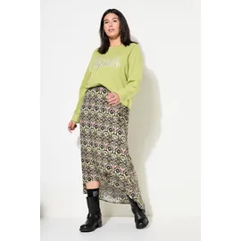 Studio Untold Schlupfrock Damen A-Line Grafischer Print Grün 46/48