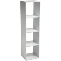 5five simply smart 5five - säulenregal mit 4 fächern mix n modul weiß