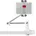 Tablet und Smartphone Halterung 4-12 Bildschirmdurchmesser Universal Weiss