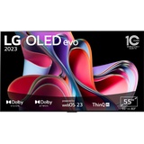 LG OLED55G39LA TV 139 cm (55 Zoll) OLED evo Fernseher (Gallery Design, Brightness Booster Max, 120 Hz) [Modelljahr 2023]