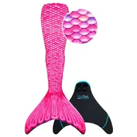Fin Fun Meerjungfrau Flosse Größe M / 44 - 46, für Erwachsene, Malibu Pink
