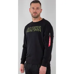 Alpha Industries Alpha Embroidery Pullover, schwarz, Größe M für Männer