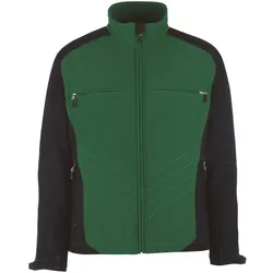 Softshelljacke "DRESDEN" Unique Zweifarbig - L - grün/schwarz