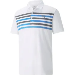 PUMA Grint Golf Poloshirt Herren 04 - bright white/marina S
