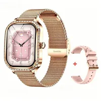 Toomoke Smartwatch Damen, Neueste Fitness Uhr mit Anruffunktion Smartwatch (4,45 cm/1,75-Zoll-TFT-LCD-Touchscreen Zoll) IP68 Wasserdicht,Uhren Watch für Android IOS, Fitnessuhr Tracker mit Pulsmesser Schrittzähler Schlafmonitor