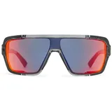 Von Zipper Vonzipper Defender Polarisierte Sonnenbrille - Grey Trans Satin / Blk-Fire Chrm - One Size
