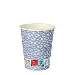 Starpak 20 X 20 Trinkbecher, Pappe "To Go" 0,2 l Ø 8 cm · 9,1 cm "Blå droppen"