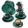 Mambocat Reactive Glaze Green Kaffeeservice 18-tlg. mintgrün