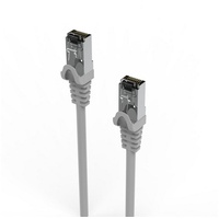 Inca RJ45 Cat7-Kabel Ethernetkabel LAN-Kabel Grau