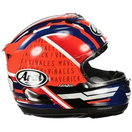 Arai Helmet Rx-7v Evo Maverick Rot/Dunkelblau/Schwarz/Weiß L