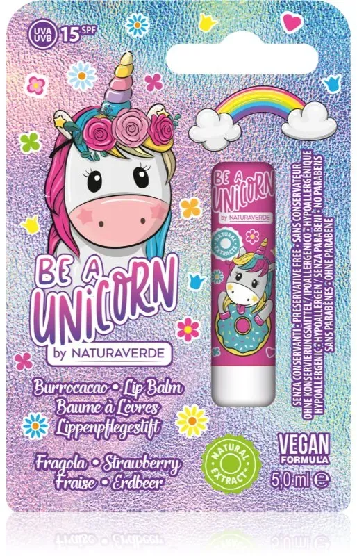 Be a Unicorn Naturaverde Lip Balm Lippenbalsam für Kinder 1 St.