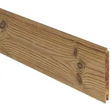 Traumgarten SYSTEM Holz Thermo Massiv Einzelprofil 14 x 2 x 178 cm Braun