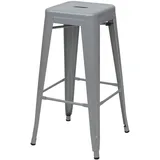 Mendler 4er-Set Barhocker  ~ grau
