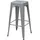 Mendler 4er-Set Barhocker  ~ grau
