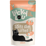 Lucky Lou 48x 125g Adult Geflügel & Kaninchen Lucky Lou Katzenfutter nass