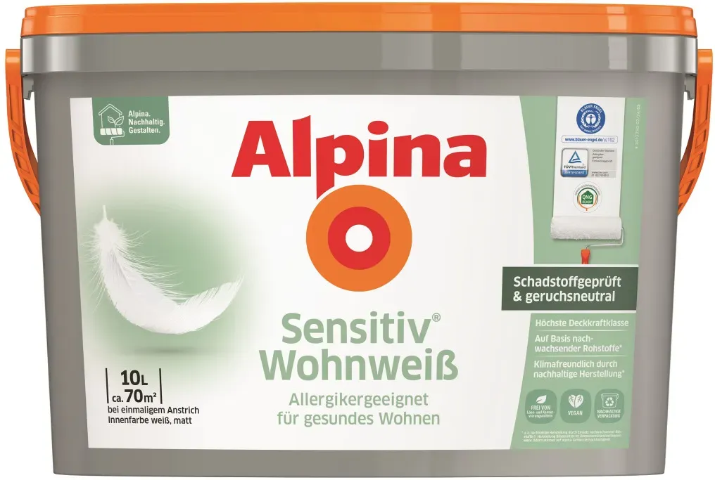 Alpina Sensitiv Wohnweiß 10 L
