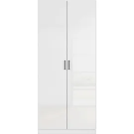 Rauch MINOSA Mehrzweckschrank 91 x 210 x 41 cm Alpinweiß/Hochglanz Weiß