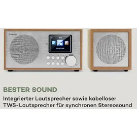 Auna Silver Star Mini Two Internet silber