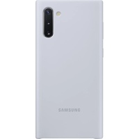 Samsung Silicone Cover für Galaxy Note 10 silber