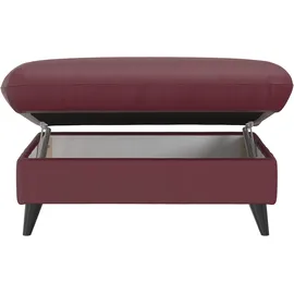 Cotta Hocker Pike Leder 102 x 45 x 0 cm Rot