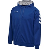 hummel Herren Hmlgo bomuld hættetrøje med lynlås Kapuzenpullover, True Blue, XXL EU