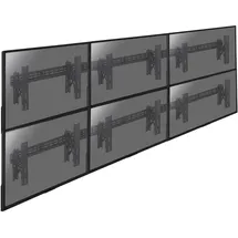 KIMEX 017-2123K Videowand-Wandhalterung 6x55′′ Push-Pull VESA 420kg Schwarz