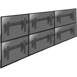 KIMEX 017-2123K Videowand-Wandhalterung 6x55′′ Push-Pull VESA 420kg Schwarz